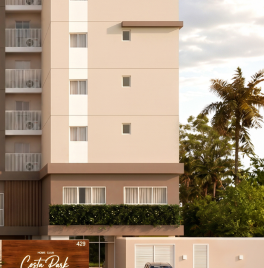 Fachada do Home Club Costa e Park.